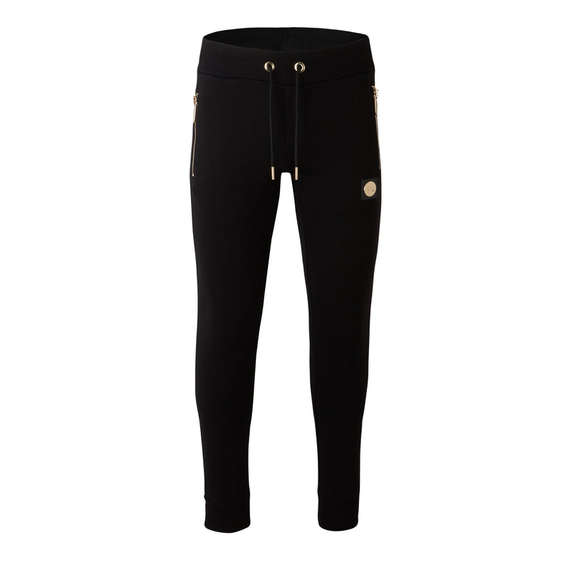 Full Signature tracksuit in black with gold plated accessory