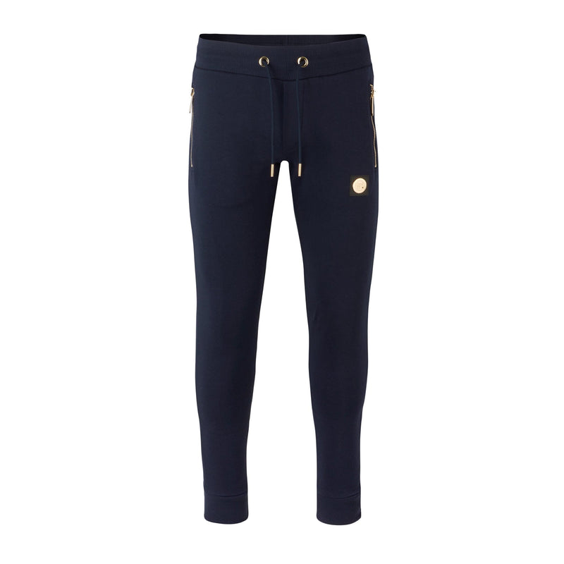 Full Signature tracksuit in navy with gold plated accessory