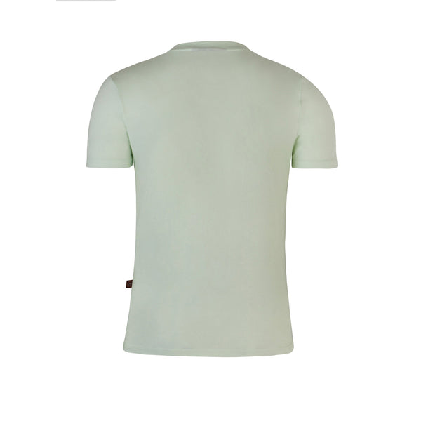 Light green Signature T-shirt with gold plated badge