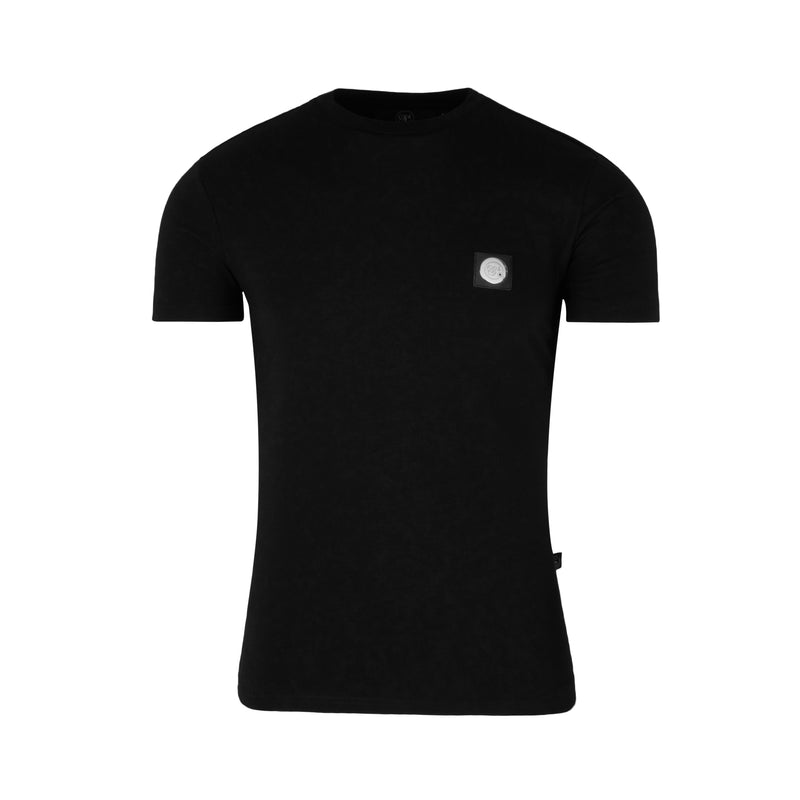 Black Signature T-shirt with chrome badge