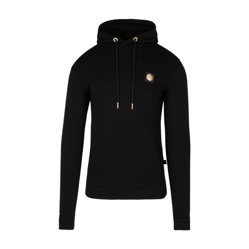 Black Signature hoodie with gold plated badge